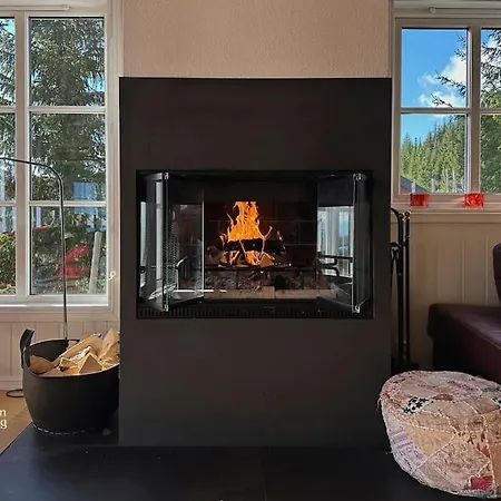 Willa Luxury With Hot Tub, In-out, Fireplace & Wifi Sjusjøen