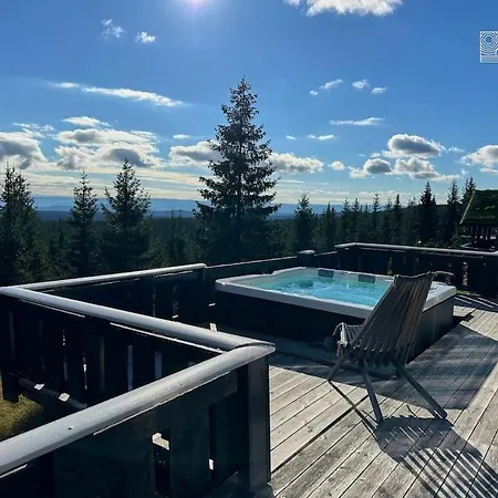 Villaer Luxury With Hot Tub, In-out, Fireplace & Wifi Sjusjøen